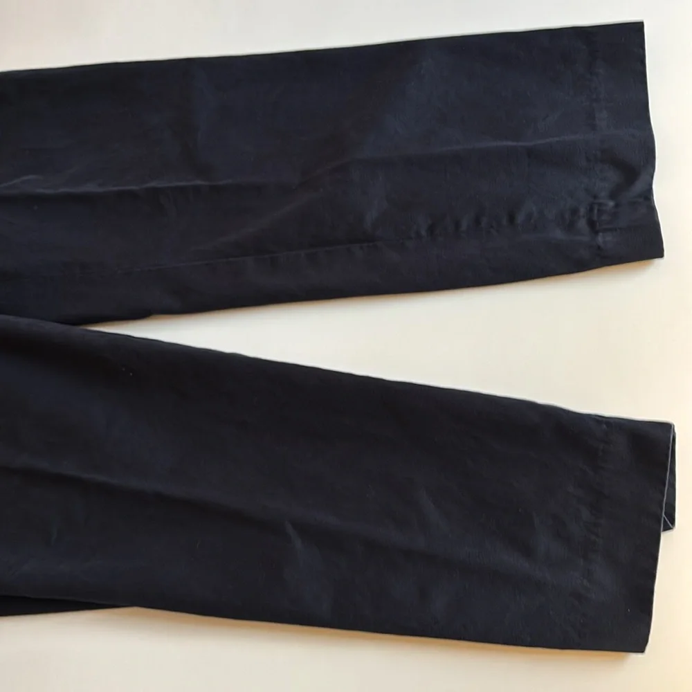 Polo Ralph Lauren 36R Pleated Dress Pant Ralph Lauren 36 Navy Cotton pants